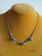 Zilveren ketting met roosjes Theodor Klotz (Teka) eim., Ophalen, Zilver