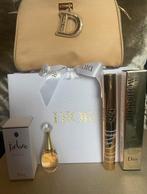 Beige Dior make up tasje + J’adore miniatuur edp, Ophalen of Verzenden, Nieuw, Miniatuur, Gevuld