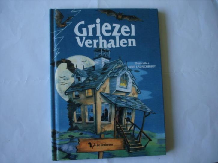 LL.(1132) griezelverhalen met illustraties jane launchbury., Boeken, Kinderboeken | Jeugd | onder 10 jaar, Zo goed als nieuw, Sprookjes