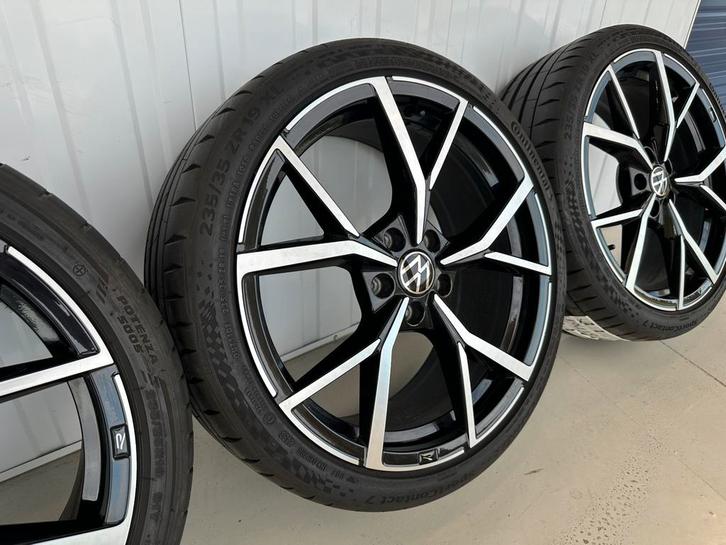 19'' VW Golf 8R GTI Estoril Bi Color 5H0601025 Velgen Banden, Auto-onderdelen, Banden en Velgen, Banden en Velgen, Zomerbanden