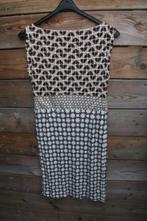 Jurk creme/ bruin Maliparmi mt 40 (IT) (EU34) Vaste prijs, Kleding | Dames, Jurken, Overige kleuren, Ophalen of Verzenden, Zo goed als nieuw