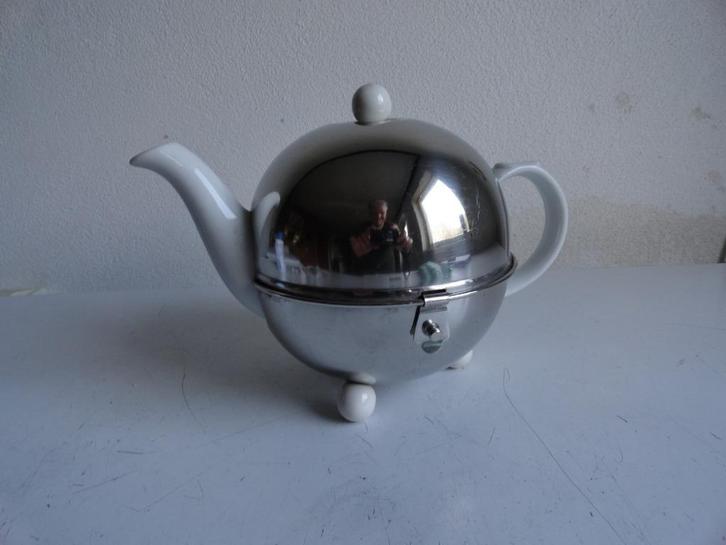 Thermos theekan, ThermoThe Inox 18/8 ouderwets Art Deco, Antiek en Kunst, Curiosa en Brocante, Ophalen of Verzenden
