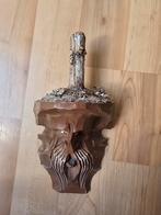 Houten sculptuur met boomstam, Antiek en Kunst, Kunst | Beelden en Houtsnijwerken, Ophalen of Verzenden