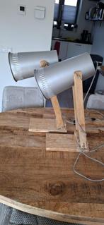 Stoere tafellampen schemerlamp, Huis en Inrichting, Lampen | Tafellampen, Ophalen, 50 tot 75 cm