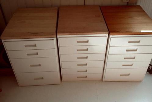 Vintage Ivar (Ikea)  ladenkasten. Jaren 80, Huis en Inrichting, Kasten | Ladekasten, Gebruikt, Minder dan 100 cm, 25 tot 50 cm