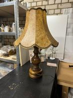 Antieke lamp met varkensleer, Ophalen of Verzenden