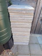 24 Grijze 40x40 tegels, Tuin en Terras, Tegels en Klinkers, Ophalen, Nieuw, 10 m² of meer, Beton