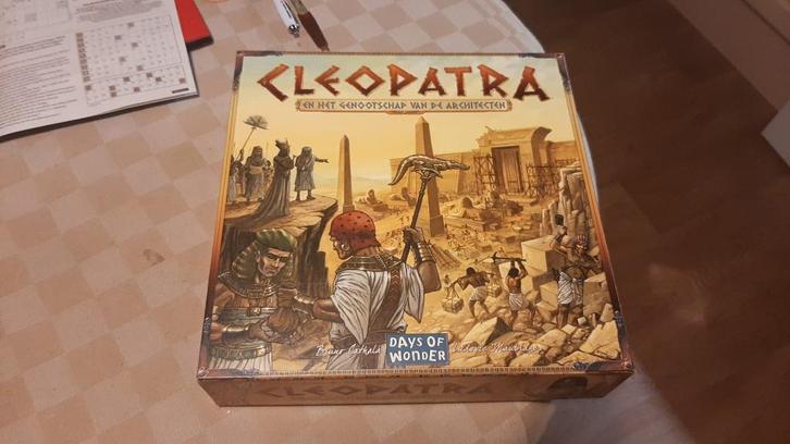bordspel Cleopatra en het genootschap van architecten, Hobby en Vrije tijd, Gezelschapsspellen | Bordspellen, Nieuw, Een of twee spelers