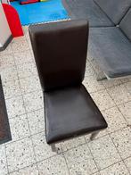 Donker bruine eetkamerstoelen, Huis en Inrichting, Stoelen, Ophalen, Gebruikt, Twee, Bruin