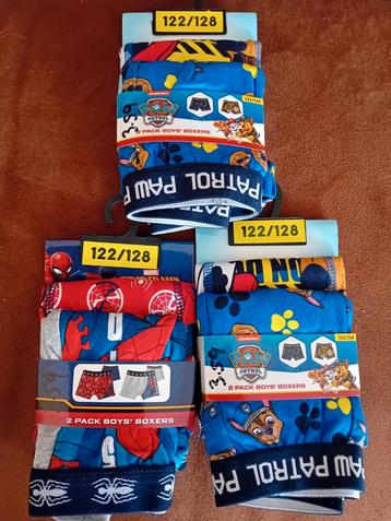 6 nieuwe onderbroeken maat 122-128 Paw patrol  beschikbaar voor biedingen