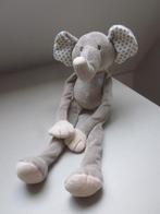 Evora Kruidvat grijs zacht pluche olifant slungel bungel, Ophalen of Verzenden, Nieuw, Olifant