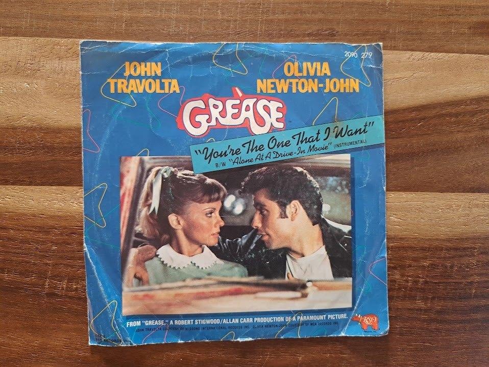 Grease - You're the one that I want, Gebruikt, Filmmuziek en Soundtracks, 7 inch, Single
