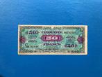 50 francs 1944 geallieerde uitgave, Frankrijk, Los biljet, Ophalen of Verzenden