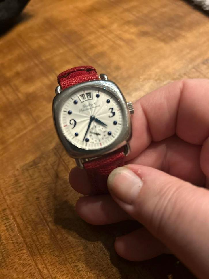 Mooi Stalen dubai &schaldenbrand, Sieraden, Tassen en Uiterlijk, Horloges | Dames, Zo goed als nieuw, Overige merken, Staal, Ophalen
