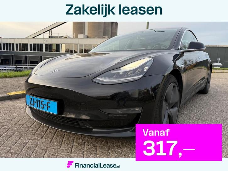 Tesla Model 3 Long Range AWD 75 kWh, Auto's, Tesla, Bedrijf, Lease, Financial lease, Model 3, ABS, Airbags, Airconditioning, Bluetooth