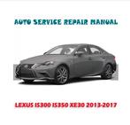 Lexus EX IS300 IS350 2013-2017 Workshop manual in PDF op DVD, Verzenden