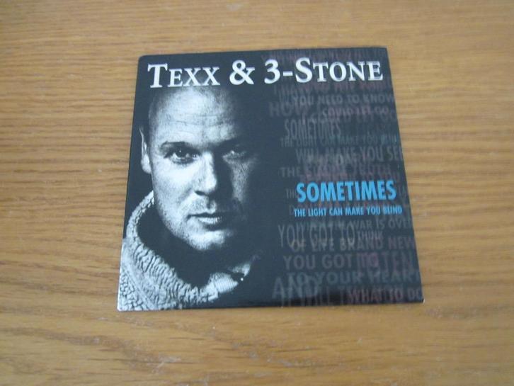 Texx & 3-Stone - Sometimes The Light Can Make You Blind CDS, Cd's en Dvd's, Cd Singles, Zo goed als nieuw, Pop, 1 single, Ophalen