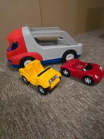 Little Tikes klein autotransporter met twee auto's, Kinderen en Baby's, Speelgoed | Speelgoedvoertuigen, Ophalen, Zo goed als nieuw