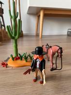 Western setje playmobil, Ophalen of Verzenden, Zo goed als nieuw