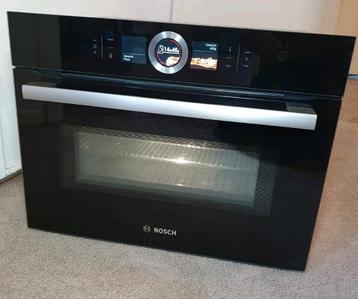 Luxe Bosch combi oven/magnetron ( zwart), zeer netjes! beschikbaar voor biedingen