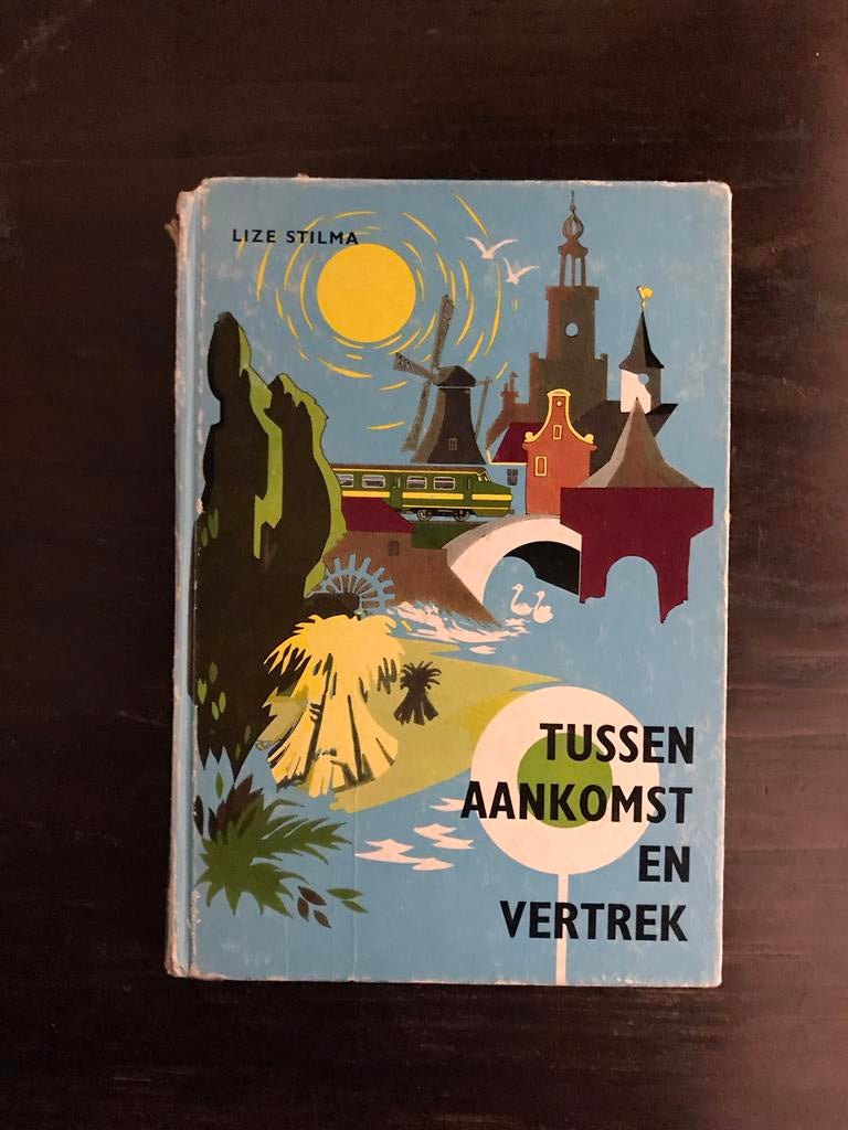 TUSSEN AANKOMST EN VERTREK, 1964, uitgave Ned. Spoorwegen, Ophalen, Gebruikt, Trein, Boek of Tijdschrift