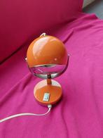 EYEBALL BOL LAMP SIXTIES RAAK GEPO ORANJE SPACE CHROOM SPOT, Huis en Inrichting, Lampen | Tafellampen, Ophalen of Verzenden, Minder dan 50 cm