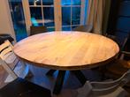 Ronde eettafel 160 cm, Huis en Inrichting, Tafels | Eettafels, Ophalen, Gebruikt, 150 tot 200 cm, Rond