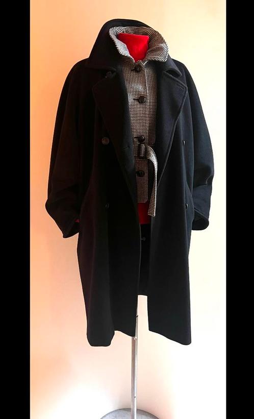 MaxMara Max Mara 40 wollen oversized Icon mantel zwart, Kleding | Dames, Jassen | Winter, Zo goed als nieuw, Maat 38/40 (M), Zwart