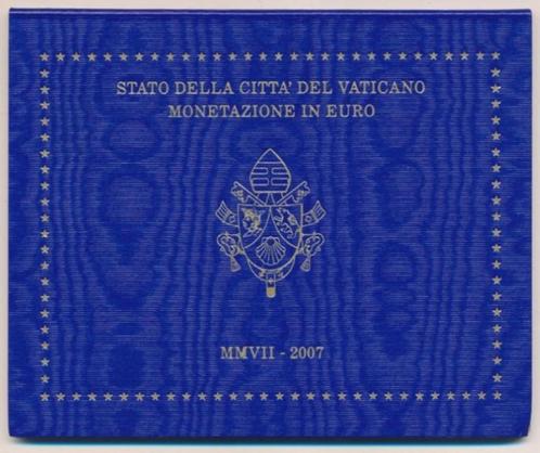 Vaticaanstad BU Jaarset 2007 – Paus Benedictus XVI, Postzegels en Munten, Munten | Europa | Euromunten, Setje, Overige waardes