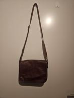 Gusti leder schouder tas, Ophalen of Verzenden, Zo goed als nieuw, Bruin, Leer