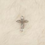 0.30ct Cross Pendant, Overige materialen, Overige voorstellingen, Verzenden, Wit