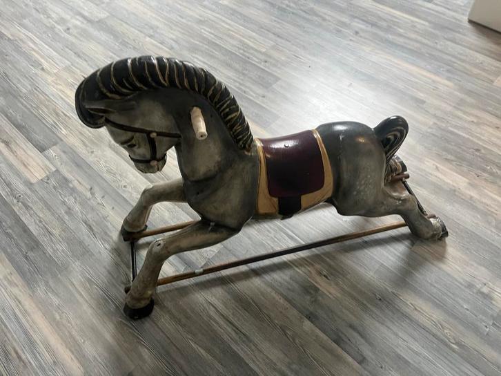 Antiek Hobbelpaard, Antiek en Kunst, Antiek | Speelgoed, Ophalen of Verzenden