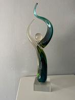 Murano style glazen sculptuur-Omhelzing, Ophalen of Verzenden