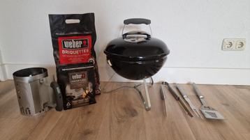 Weber BBQ + Briketten + Aanmaakblokjes + Brikettenstarterset beschikbaar voor biedingen