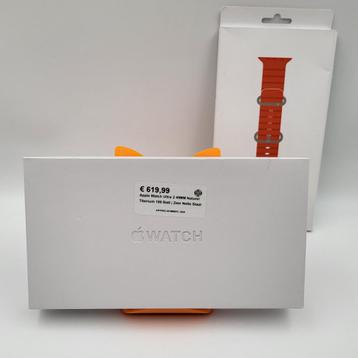 Apple Watch Ultra 2 49MM Naturel Titanium 100 Batt | Zeer Ne beschikbaar voor biedingen
