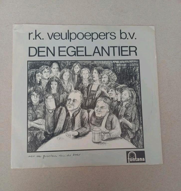 R.K. Veulpoepers B.V. - Den Egelantier, Cd's en Dvd's, Vinyl Singles, Gebruikt, Single, Pop, 7 inch, Ophalen of Verzenden