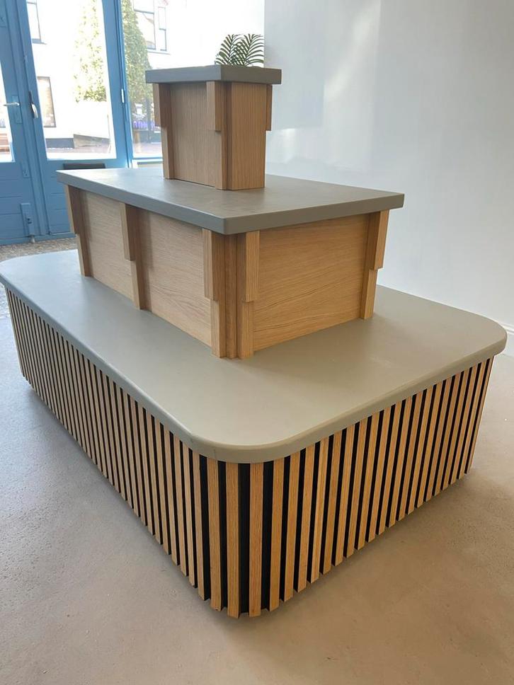 Houten Winkel Display Tentoonstelling Blok, Huis en Inrichting, Tafels | Bijzettafels, Ophalen