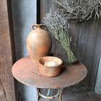 Brocante oud Frans eiermandje aardewerk kruik kaasmal Etage3, Huis en Inrichting, Gebruikt, ., Ophalen of Verzenden, .