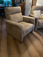 Twee comfortabele fauteuils te koop!, Huis en Inrichting, Fauteuils, Ophalen, Gebruikt, Stof, 75 tot 100 cm