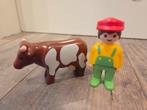 Playmobil 123 Boer met Koe - 6972, Ophalen of Verzenden, Gebruikt, Los playmobil