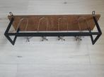 Vintage kapstok jaren 70, Huis en Inrichting, Woonaccessoires | Kapstokken, Wandkapstok, Gebruikt, Ophalen of Verzenden, Minder dan 100 cm