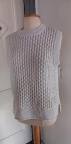leuke creme gebreide spencer oversized maat S -M, Ophalen of Verzenden, Zo goed als nieuw, Maat 38/40 (M), Beige