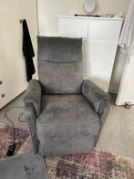 ️ Elektrische Relaxfauteuil ABILDSKOV – Grijs Kunstleer, Ophalen, Zo goed als nieuw, 75 tot 100 cm