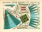Italiaanse zeppelin - oude papieren bouwplaat, Hobby en Vrije tijd, Modelbouw | Vliegtuigen en Helikopters, Overige merken, Verzenden