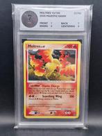 Moltres 2008 majestic dawn #10 woetoe grading 7 nm, Hobby en Vrije tijd, Verzamelkaartspellen | Pokémon, Verzenden, Zo goed als nieuw