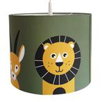 Hanglamp Kinderlamp Lamp Safari Dieren Groen ANNIdesign, Ophalen of Verzenden, Nieuw, Lamp