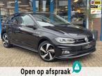 Volkswagen POLO 1.0 TSI R-Line 2018 AUT NAVI LM CARPLAY NAP!, Stof, Gebruikt, 116 pk, Zwart