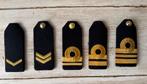 Marine/Mariniers 5 Stuks Verschillende Rangen, Verzamelen, Ophalen of Verzenden, Marine, Nederland, Embleem of Badge