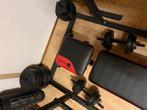 Complete Homegym Set - Krachtstation met Gewichten, Sport en Fitness, Fitnessapparatuur, Ophalen, Krachtstation, Armen, Zo goed als nieuw