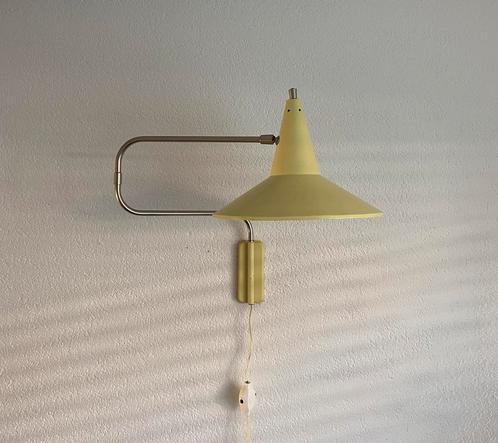 Vintage Anvia Paperclip wandlamp 70’s, Huis en Inrichting, Lampen | Wandlampen, Gebruikt, Ophalen of Verzenden